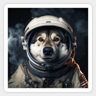 Astro Dog - Norwegian Elkhound Magnet